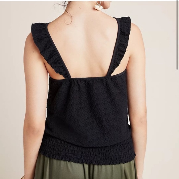 Anthropologie Marisol Ruffled Halter Top Medium - Picture 2 of 6